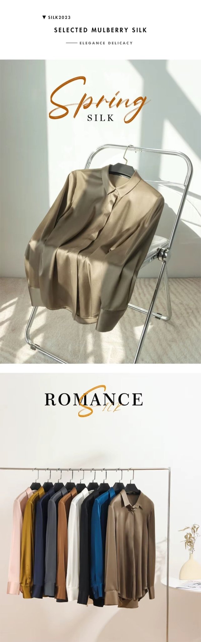 Blush Pink Silk Lady Casual Shirt - TeaseFashion