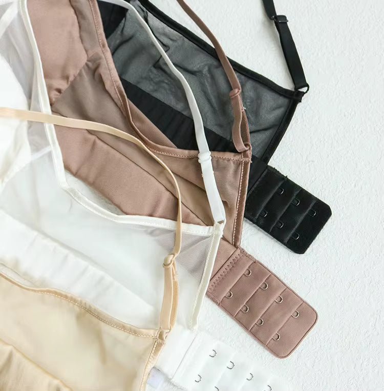 Brown Silk Lingerie Bra - TeaseFashion