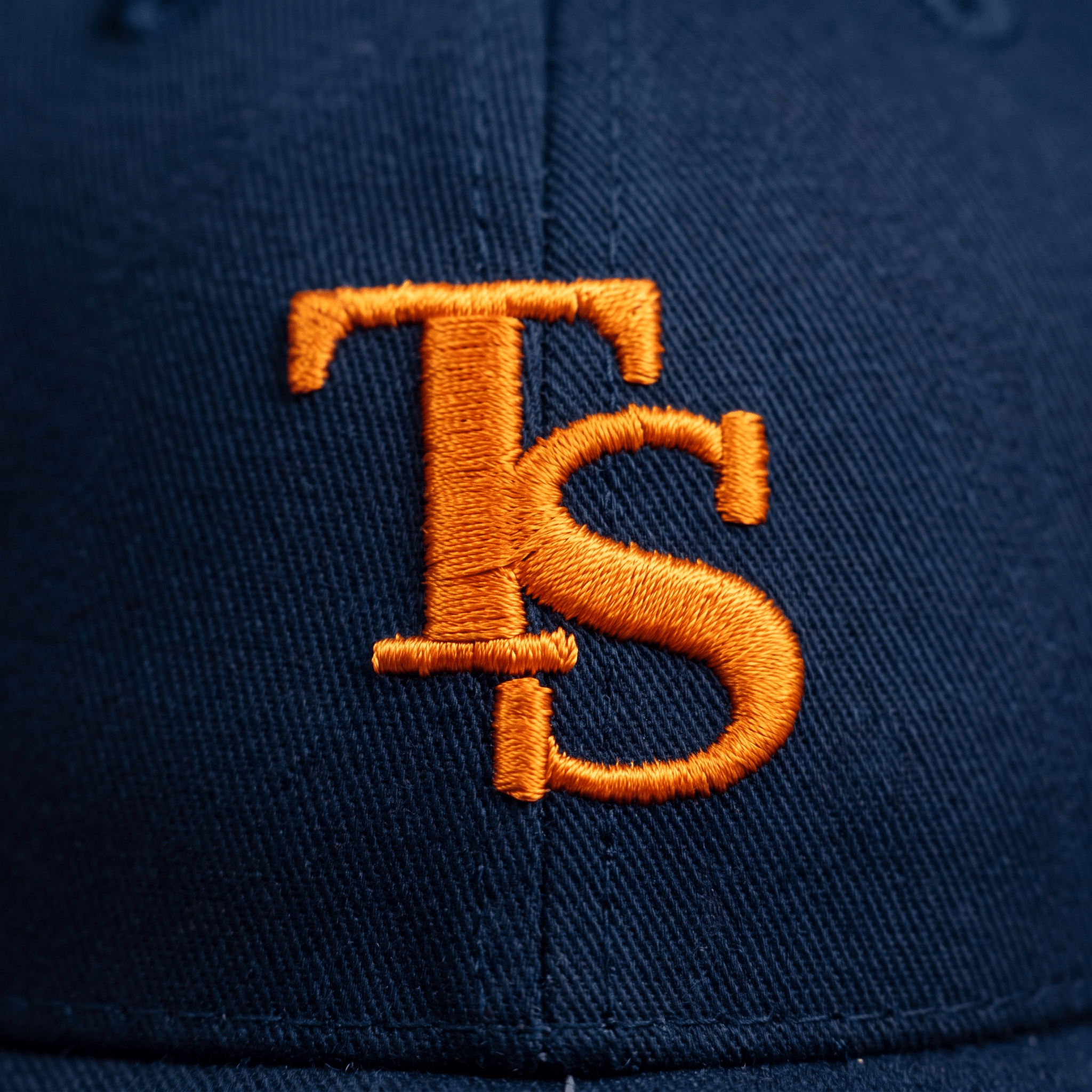 Navy TEASEFASHION Signature Cotton Twill Cap - TEASEFASHION