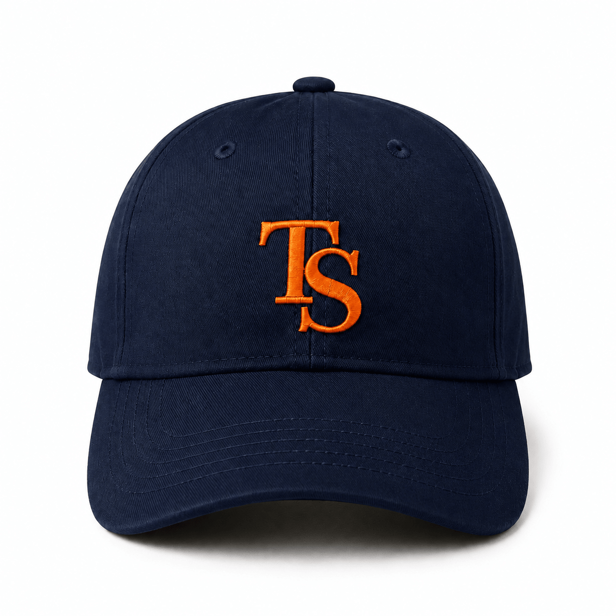 Navy TEASEFASHION Signature Cotton Twill Cap - TEASEFASHION