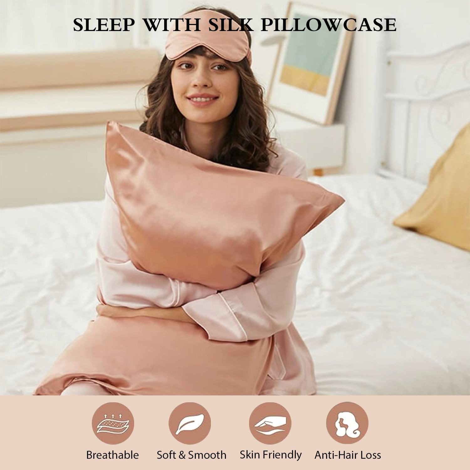 Blue Mulberry Silk Pillow Cases