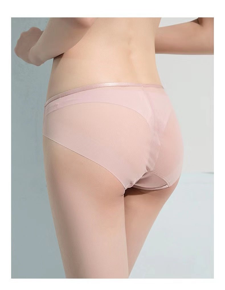 Silver Silk Seamless Panty for Ultra - Soft Comfort and Invisible Fit Under Clothing - TeaseFashion