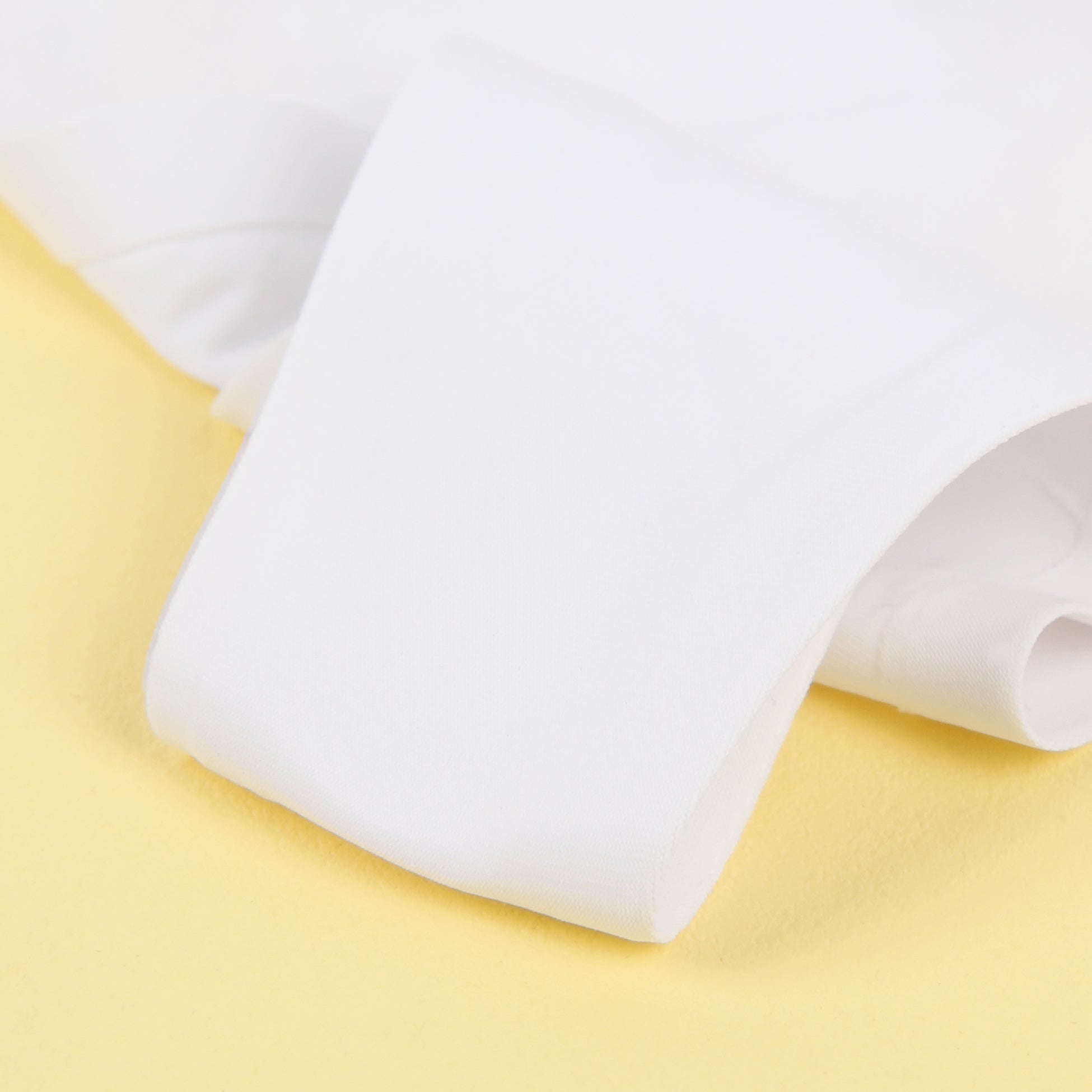 White Seamless Panty in Nylon Swim Fabric with Decorative Ring, Cotton Padding & Glued Hem - TeaseFashion
