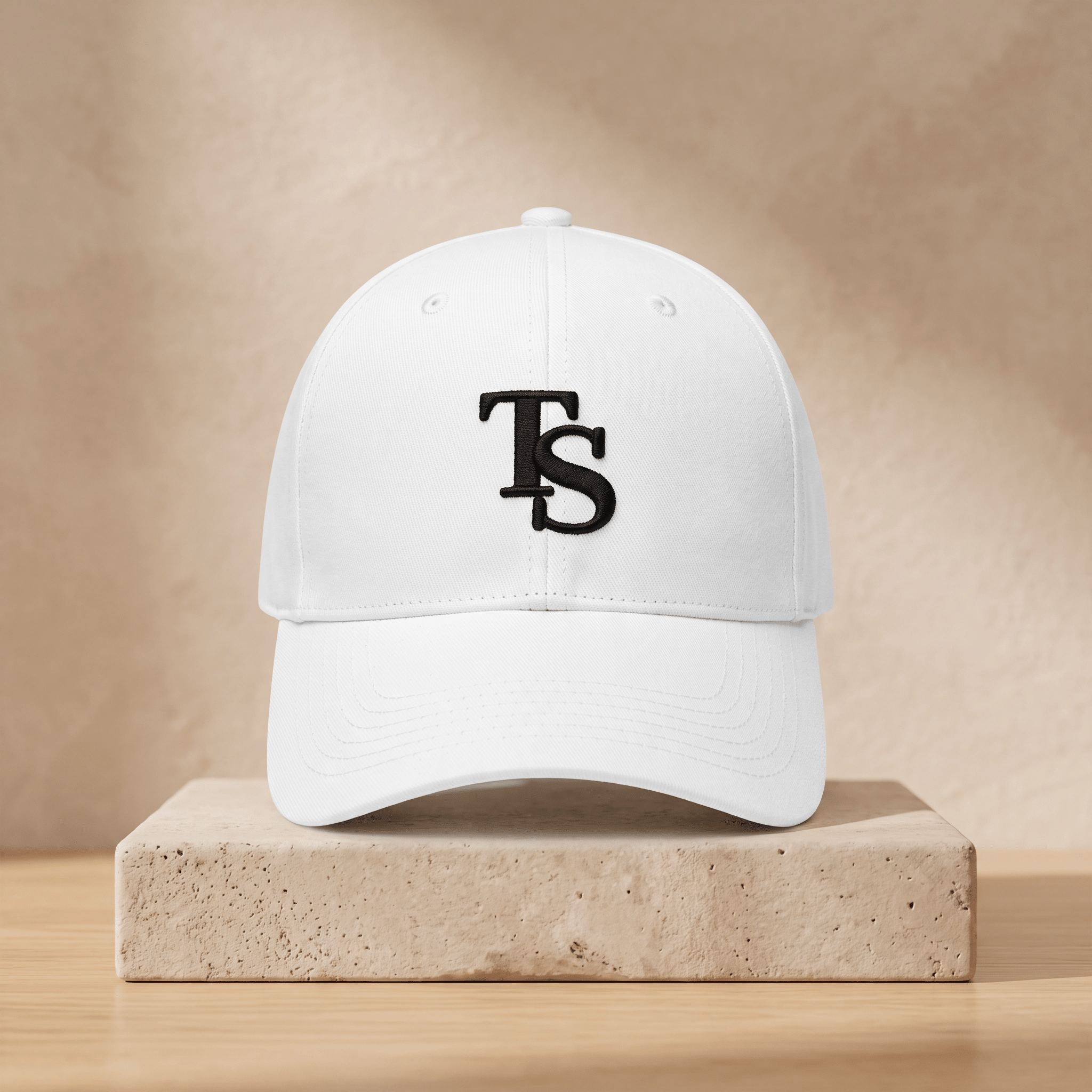 White TEASEFASHION Signature Cotton Twill Cap - TEASEFASHION